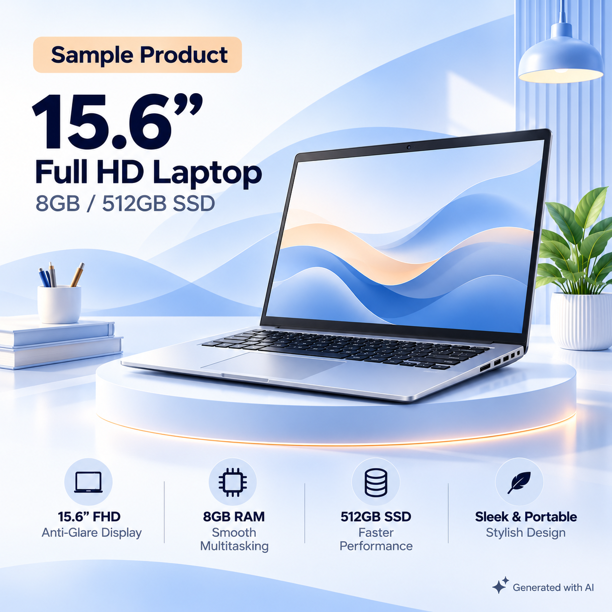 15.6" Full HD Laptop
