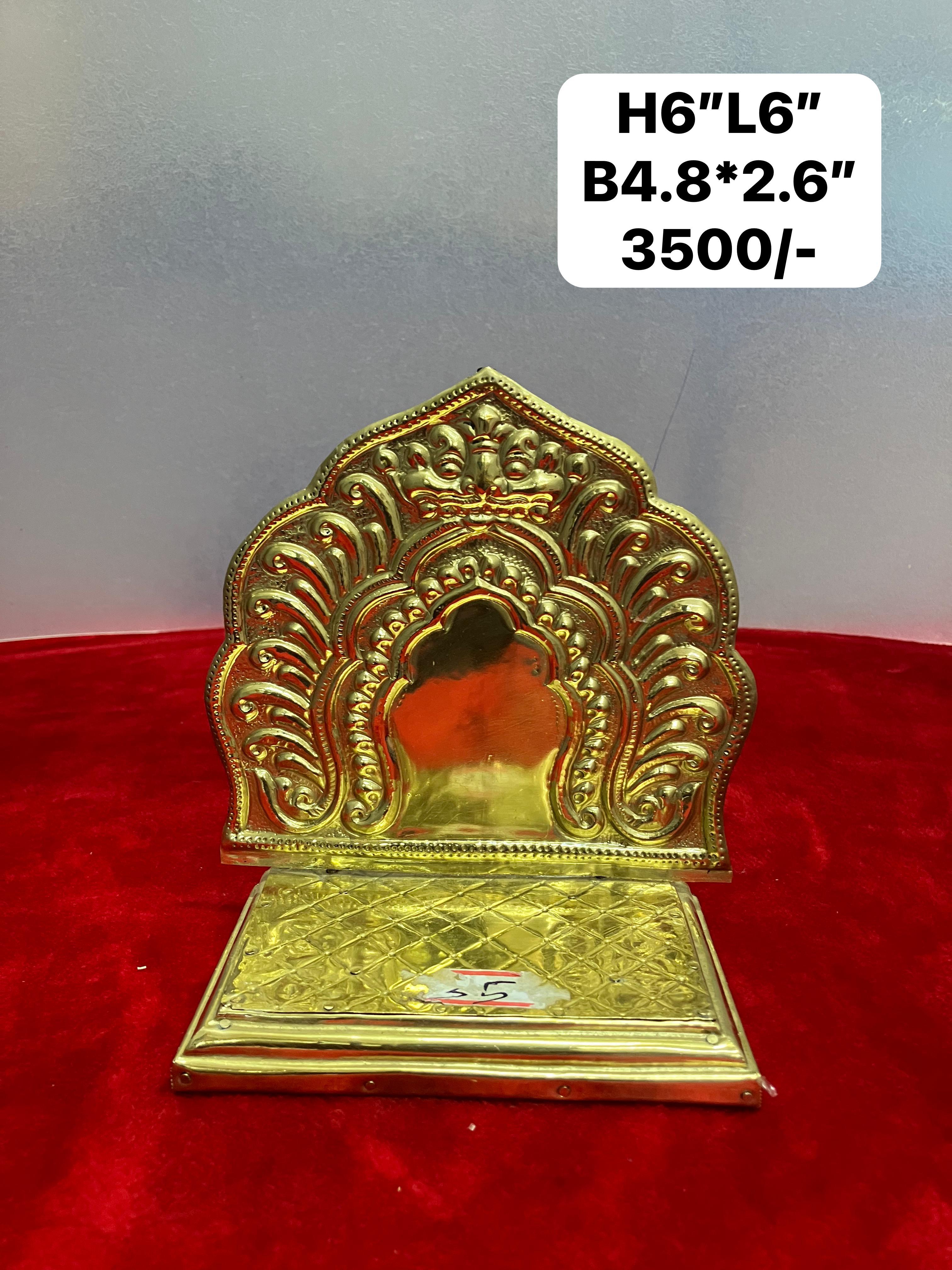 Embracing Tradition with Elegance: The Brass Sheet Made Peeta Prabhavali