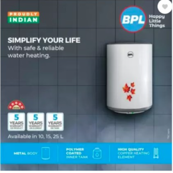 Transforming Home Comfort: How the BPL 15-Ltr Water Heater Changed Priya's Mornings