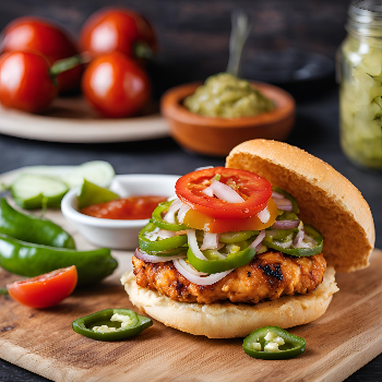 Unleashing the Flavor Revolution: The OB Chicken Jalapeño Non-Veg Burger