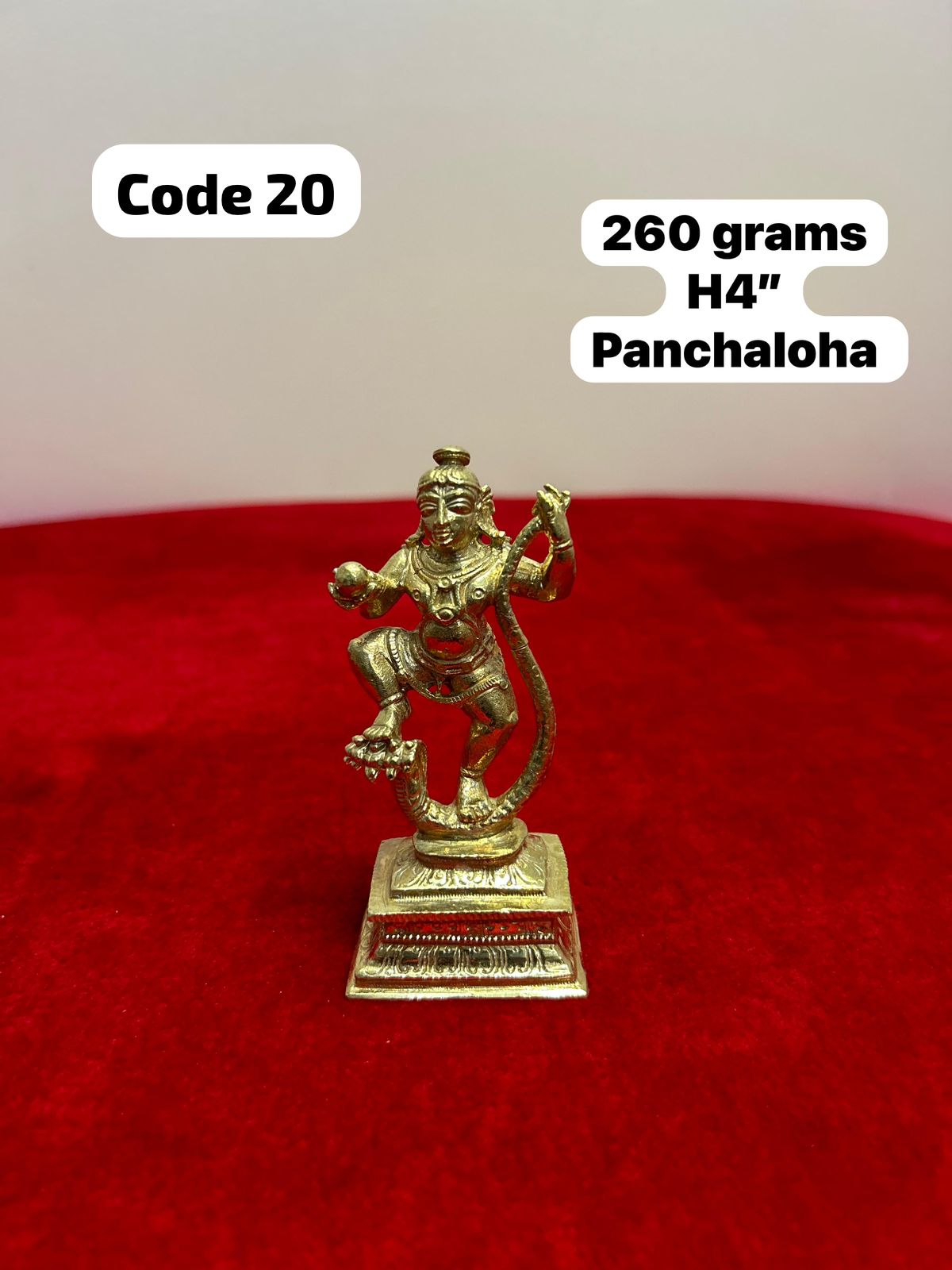 Unlock the Divine Grace of Panchaloha Kalinga Narthana Krishna: A Symbol of Prosperity and Peace
