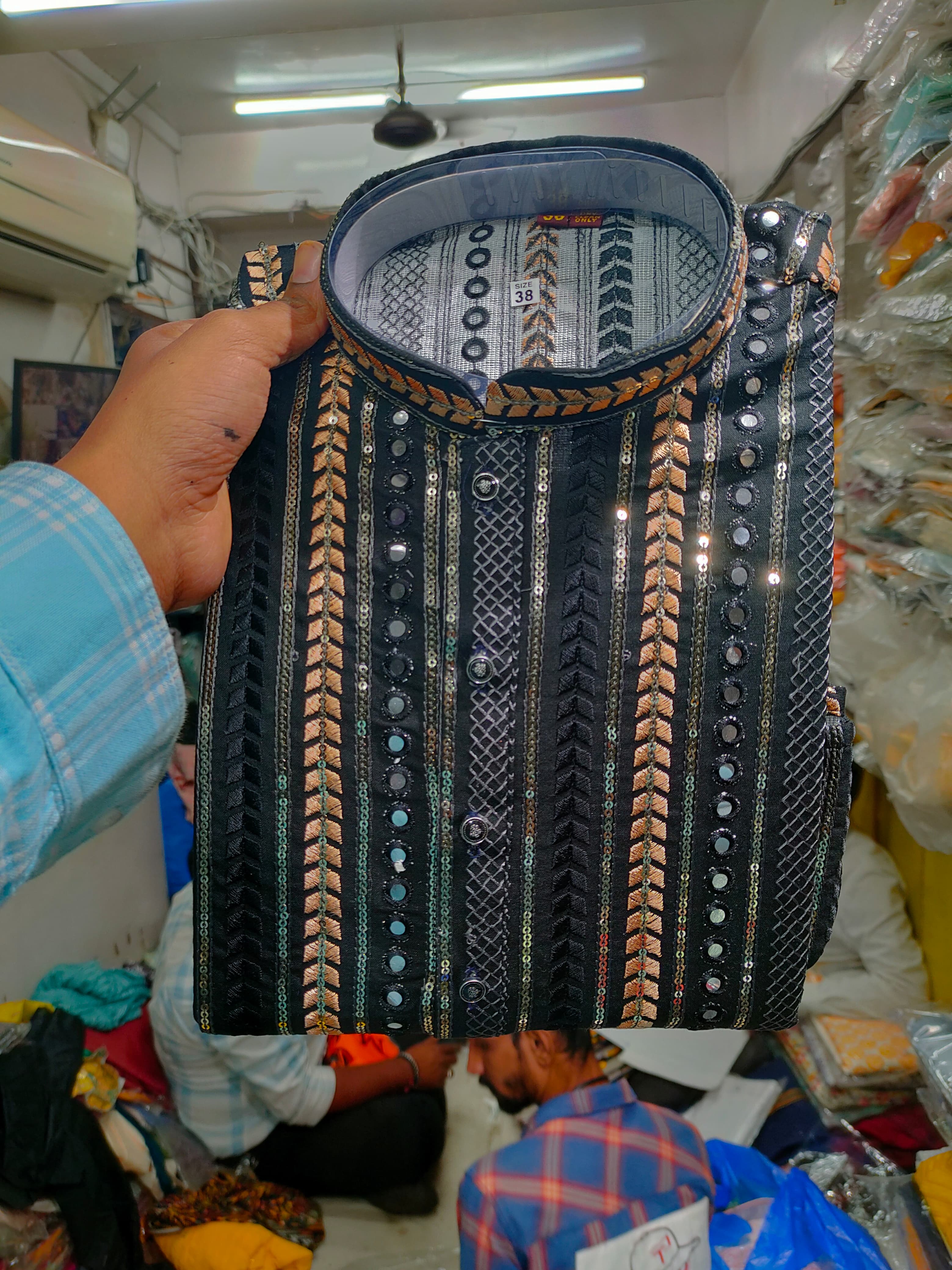 The Tale of Raj: Elevating Confidence with a Black Designer Kurta
