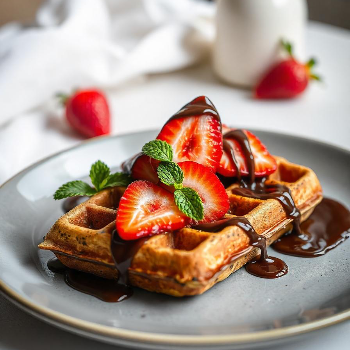 Savoring Sweet Moments: How Strawberry Chocolate Waffle Doubles Can Brighten Up Your Day