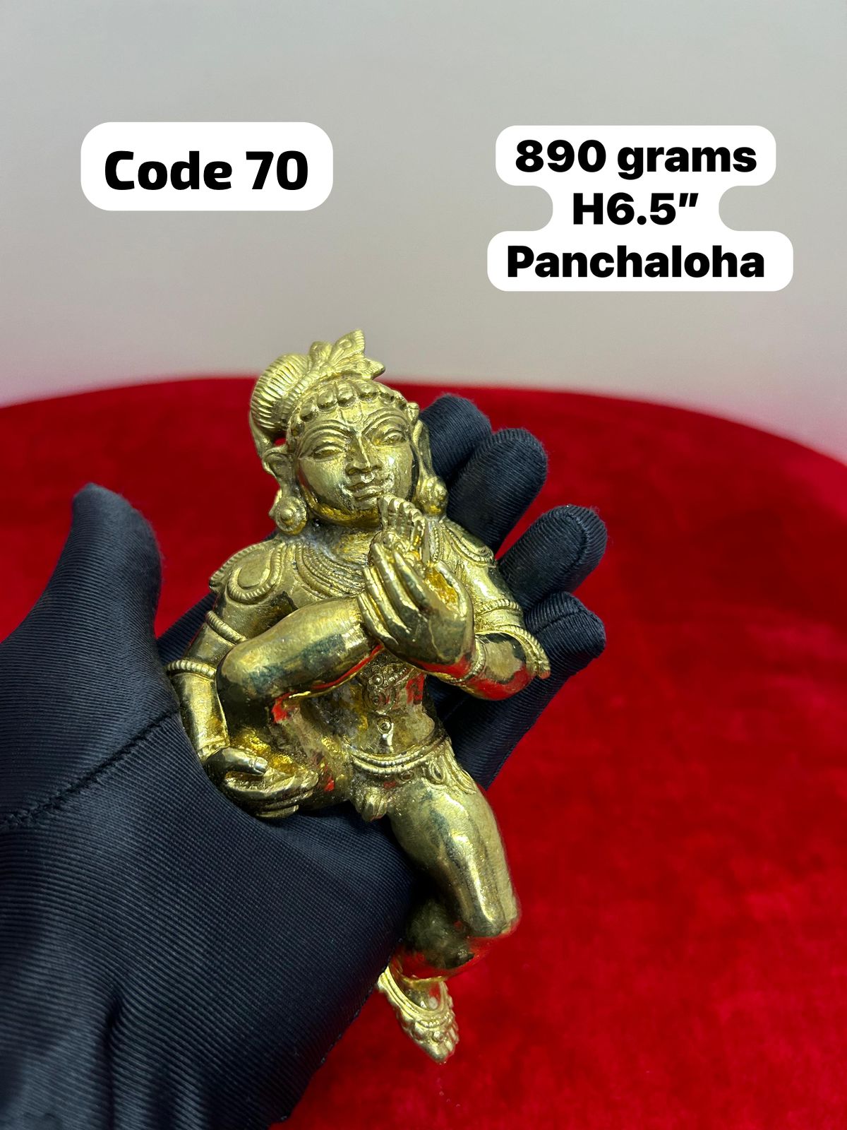 Discover Serenity and Spiritual Balance with Panchaloha Sleeping Krishna