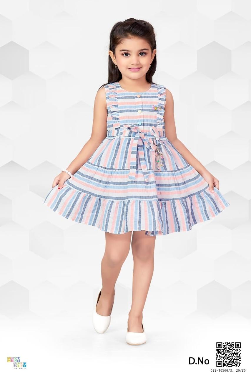 A Fashionable Solution for Every Young Girl: The Perfect Striped Frock