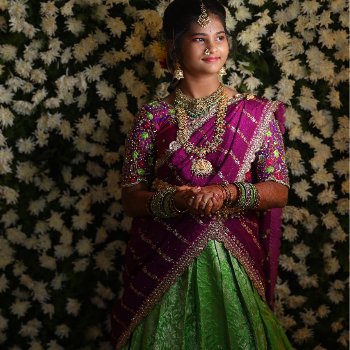 Embracing Tradition with Style: The Perfect Half Saree Function Experience