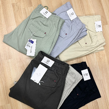 Embrace Style and Comfort with Linen-Look Cargo Trousers