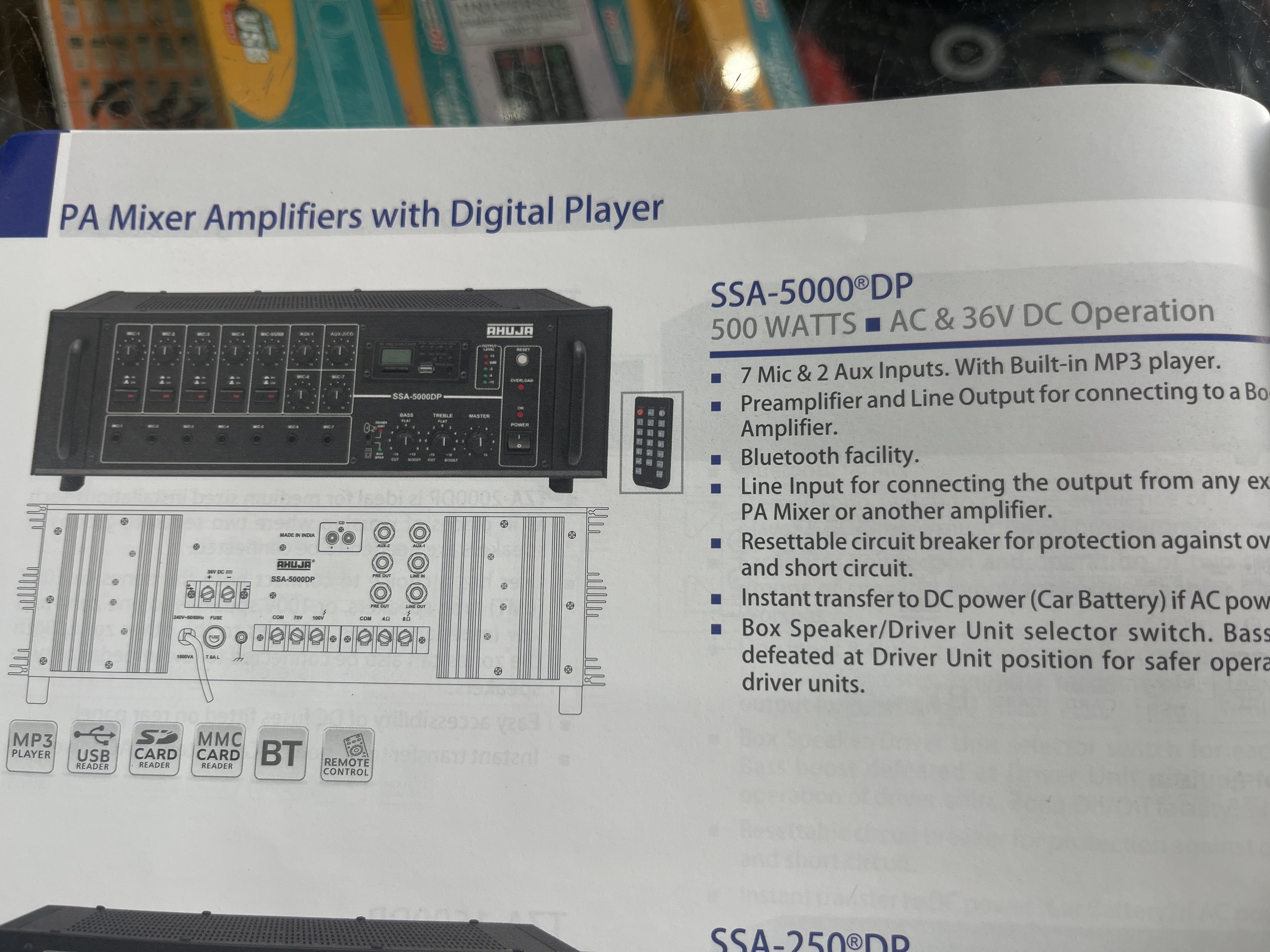 Pappu radio and watch co - Elevate Your Sound Experience with the Ahuja SSA-5000DP Amplifier in JAMMU