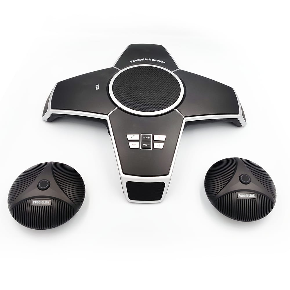 Transforming Conference Calls: How PeopleLink Quadro Phone Speaker Solves Communication Woes