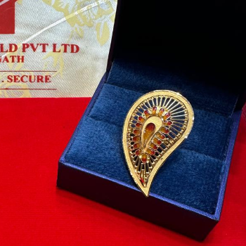 The Majestic Paisley Gold Cocktail Ring: A Tale of Elegance and Empowerment