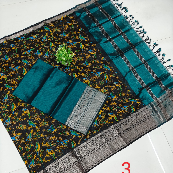 GUJJARI GIRISH KUMAR - Embrace Elegance: Transform Your Wardrobe with Mangalagiri Pattu Nizam Border Dress Material in Addanki