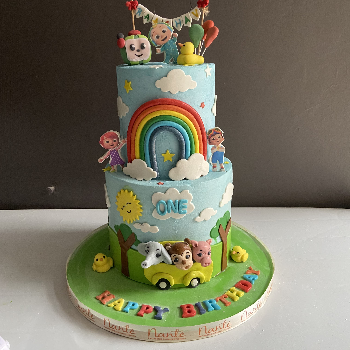NANTE - The Magic of Cocomelon Theme Cakes: A Birthday Dream Come True in Delhi