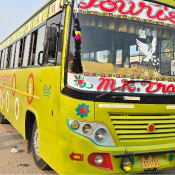 M K TRAVELS - Empowering Journeys: How a 60-Seater Semi-Deluxe Bus Transformed Our Community Trips in Aligarh