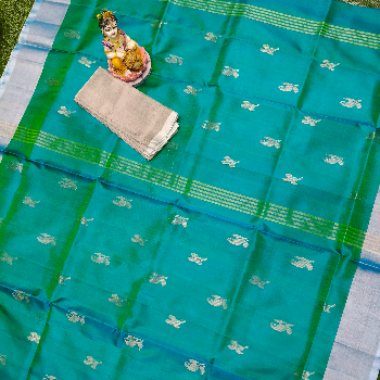 LAKSHMI GAYATRI CHENETHA VASTRALAYAM - Embrace Elegance with Uppada Jamdhani Buta Saree: An Ode to Tradition and Modernity in KAKINADA