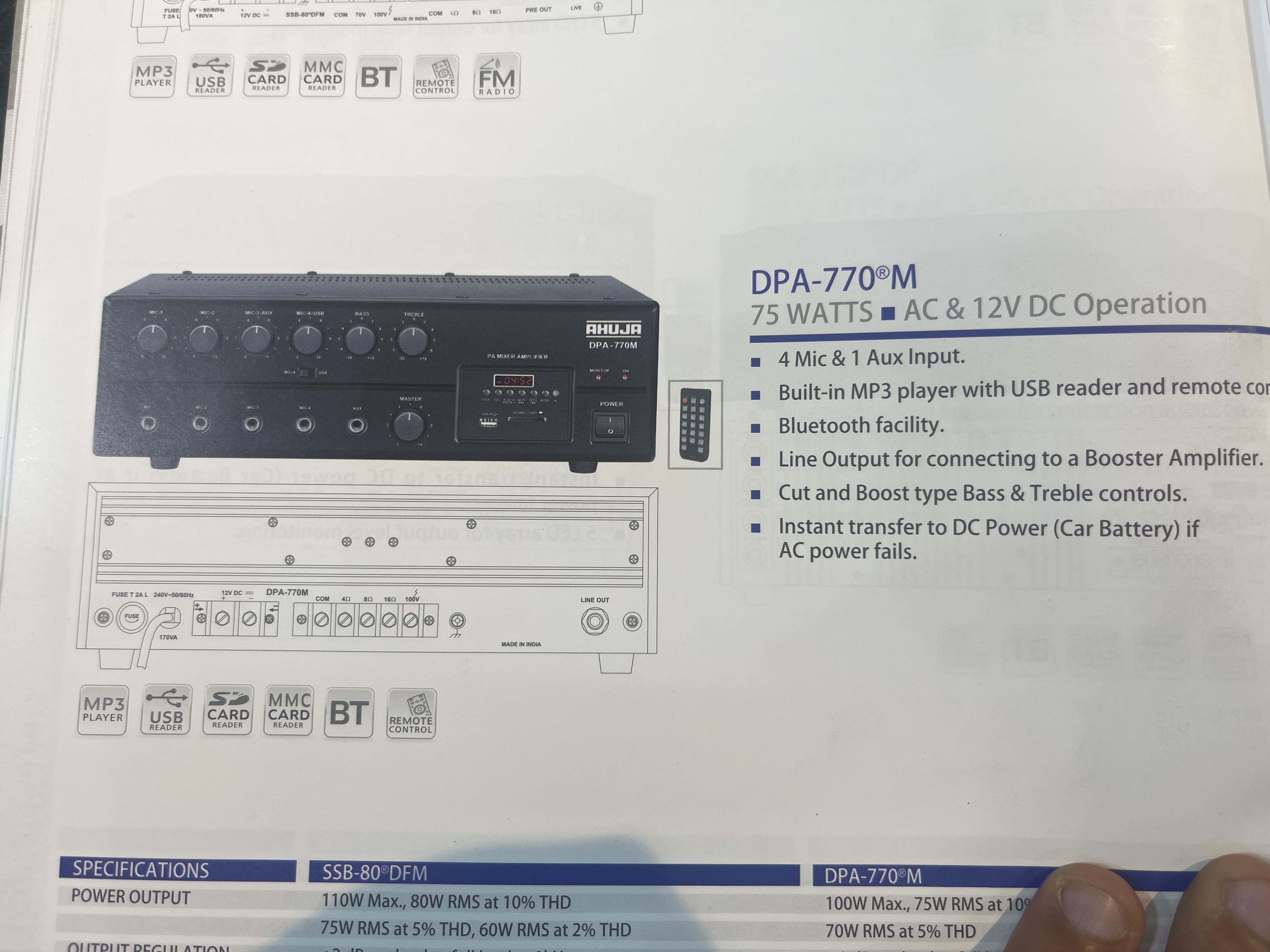 Pappu radio and watch co - Transform Your Sound Experience: How Ahuja DPA-770M Amplifier Revolutionizes Events in JAMMU