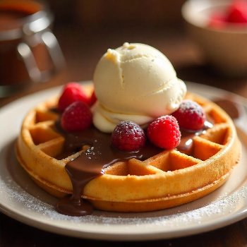 NIKHIL CHARAK - Indulge in Bliss: How Nutella Waffle with Ice Cream Solves Your Sweet Cravings in Chamba