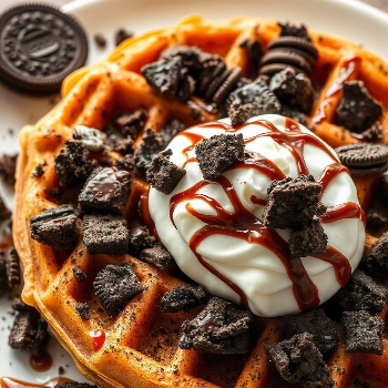 NIKHIL CHARAK - Indulge in Sweet Bliss: The Oreo KitKat Waffle Delight in Chamba