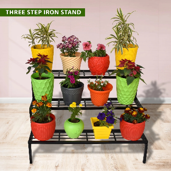 CALCUTTA TIRPAL TRADERS NX - Embrace Elegance: Transform Your Space with Iron Frame Pot Stands in Siliguri