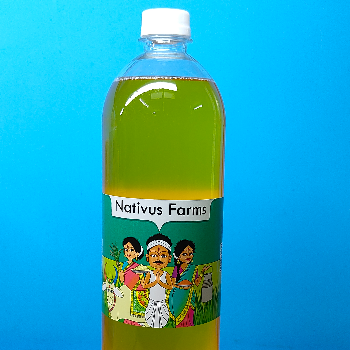 NATIVUS FARMS - Embrace Health and Tradition with Cold-Pressed Groundnut Oil in Hyderabad
