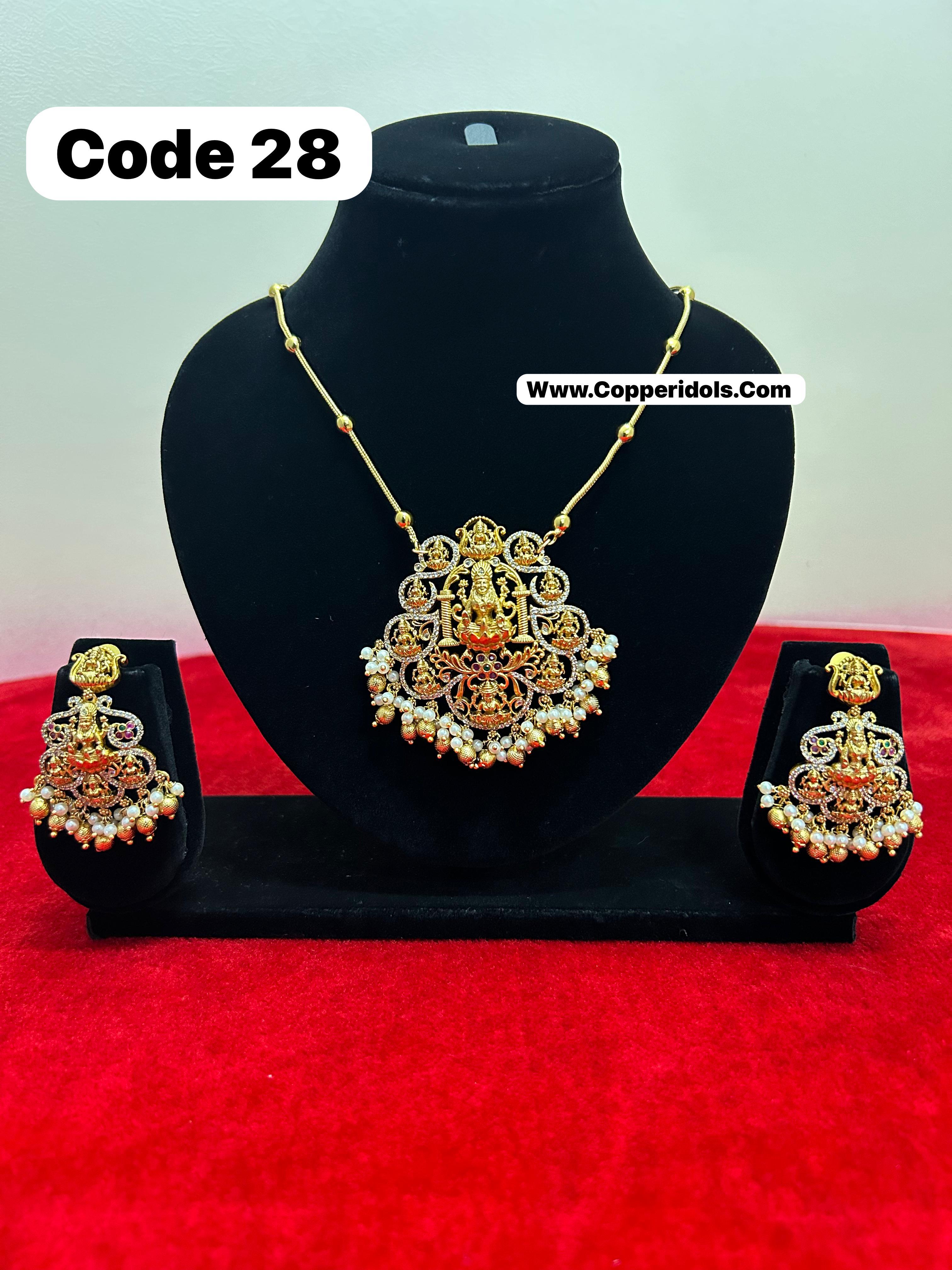 Elevate Your Style with Panchaloha Gem-Studded Pendant Necklace: A Timeless Treasure