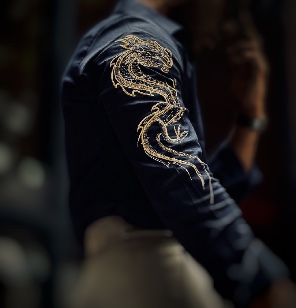 Embrace Elegance with the Designer Dragon Embroidered Shirt: A Tale of Transformation