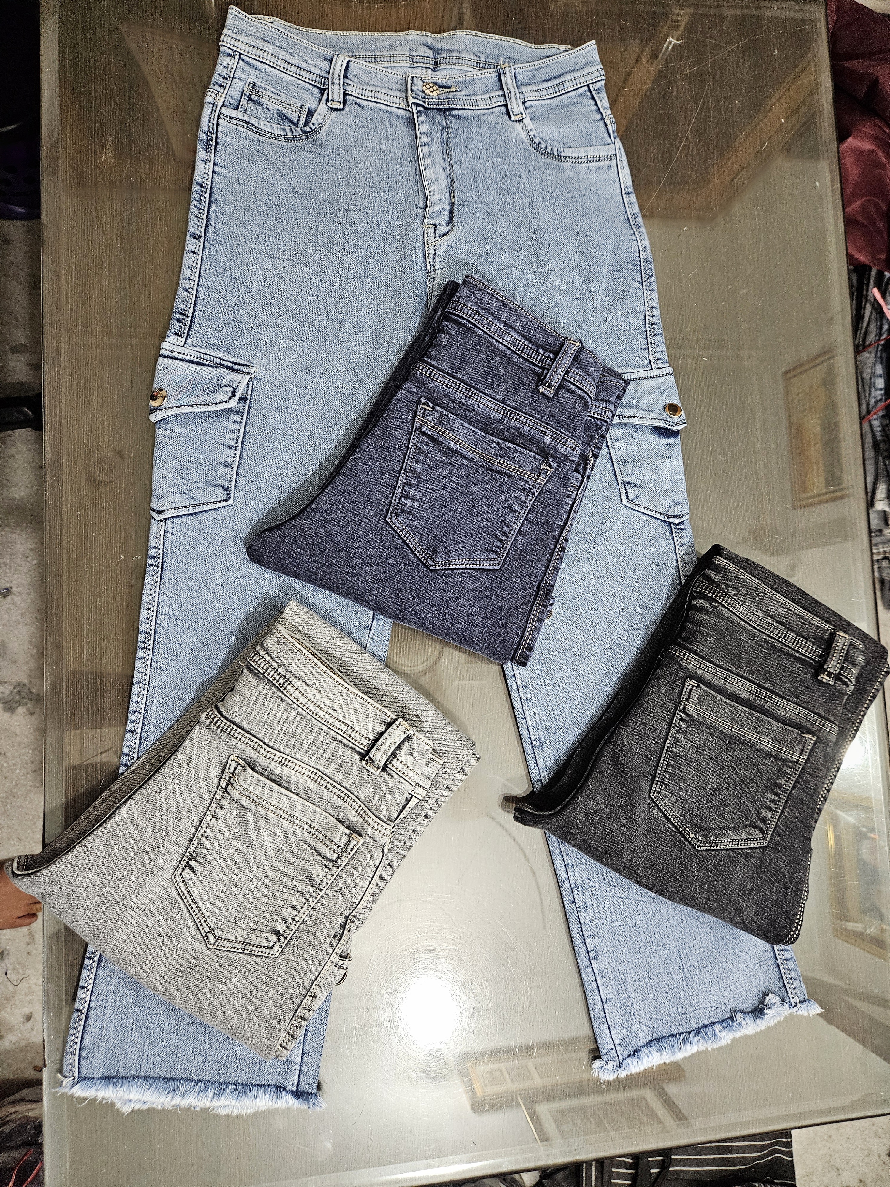 Swastik Sales - Revolutionizing Comfort and Style: The Journey of Jeansle Straight-Fit Cargo in delhi