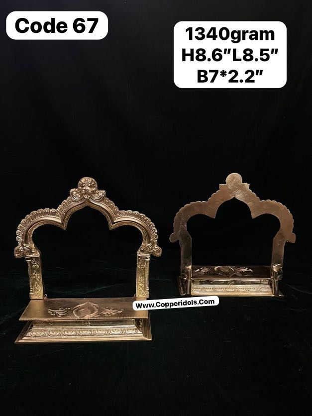 Embracing Spiritual Serenity with Panchaloha Handcrafted Peeta Prabhavali