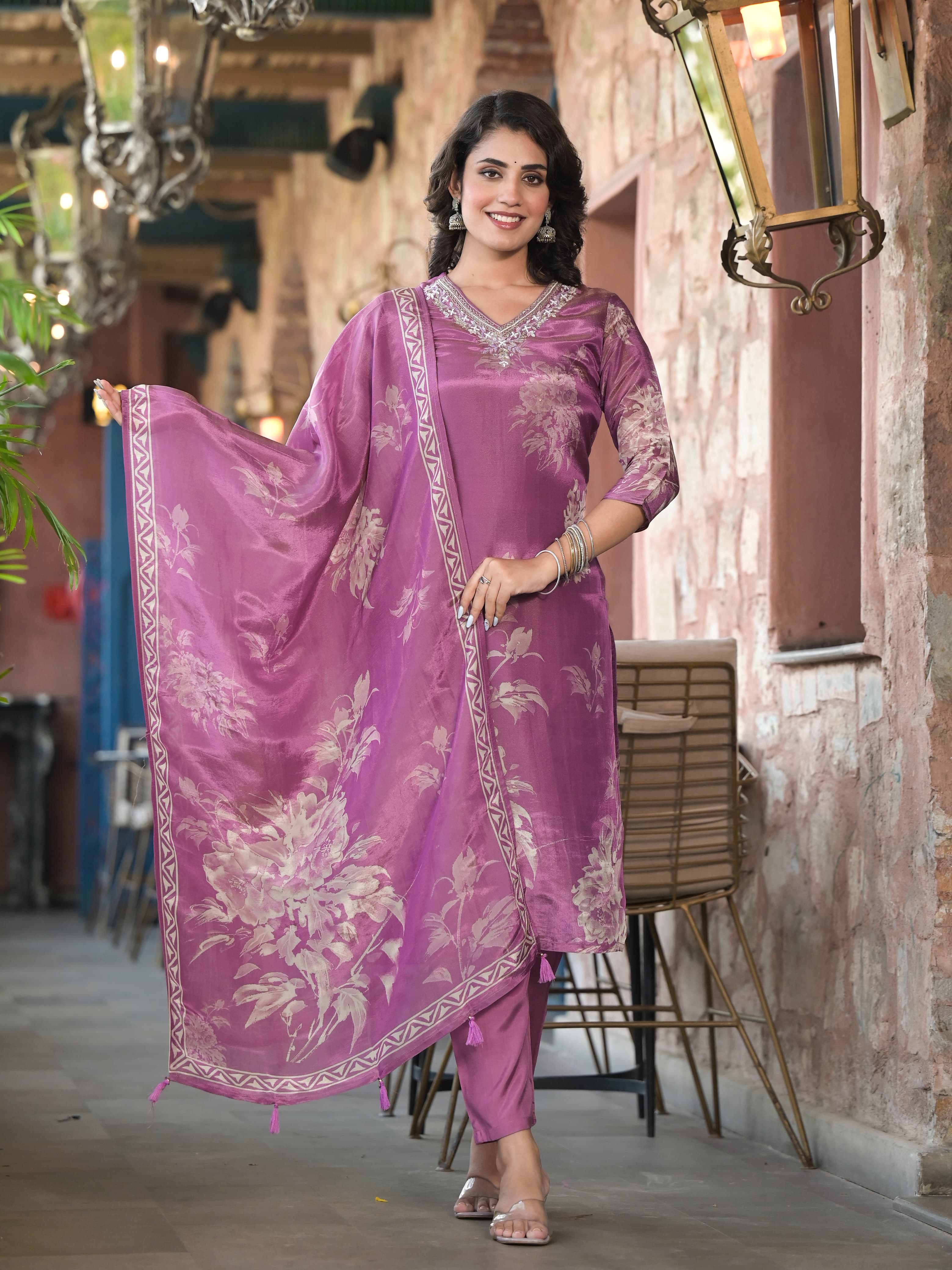 Embrace Elegance: How Shimar Digital 3-Piece Set Empowers the Modern Indian Woman