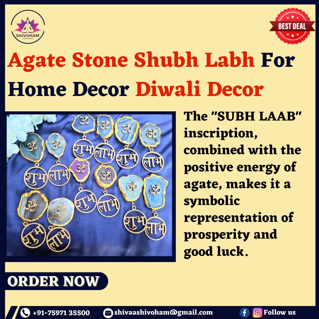 Viyona Impex - Transform Your Space and Spirit with Agate Crystal Shubh Labh in UDAIPUR