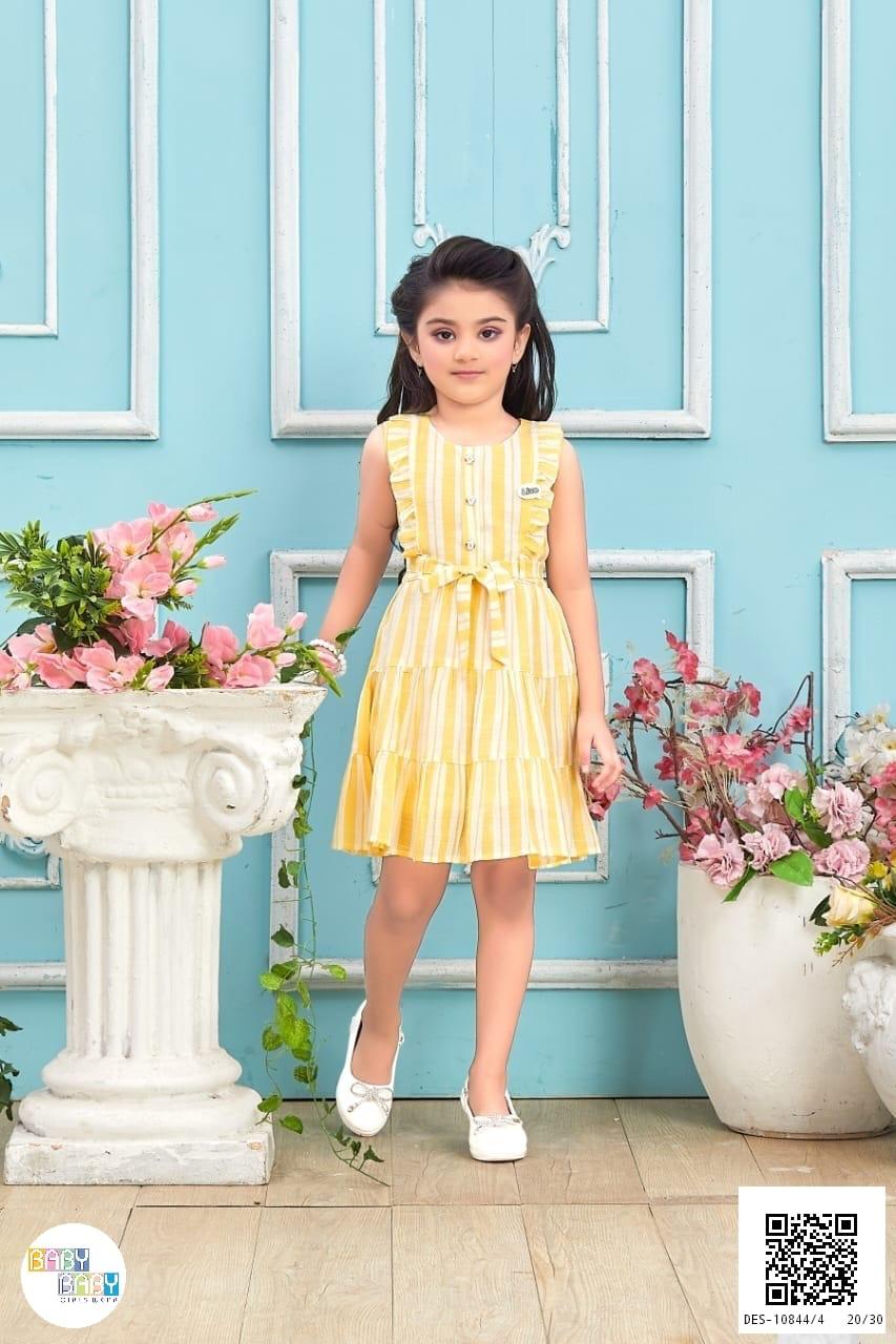 A Tale of Confidence: How the Yellow Striped Flare Dress Transforms Young Lives