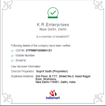 K R ENTERPRISES - India Mart in New Delhi