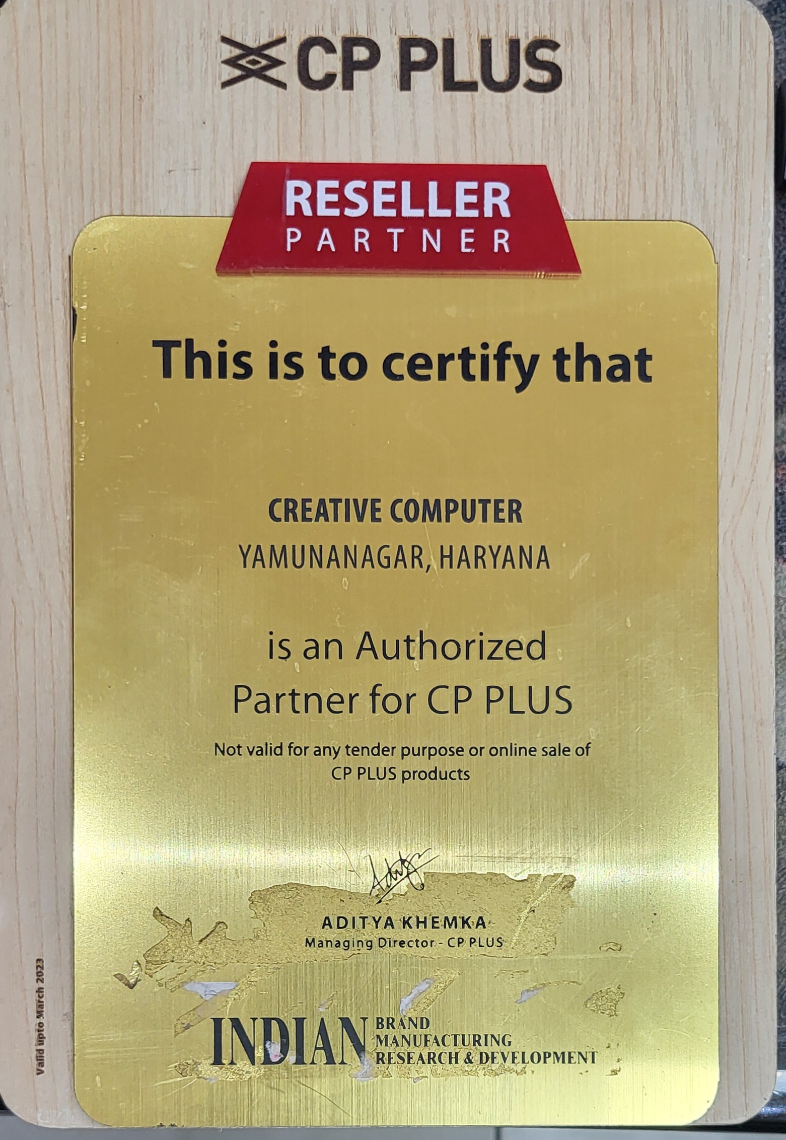 CREATIVE COMPUTER - CP PLUS in Yamunanagar
