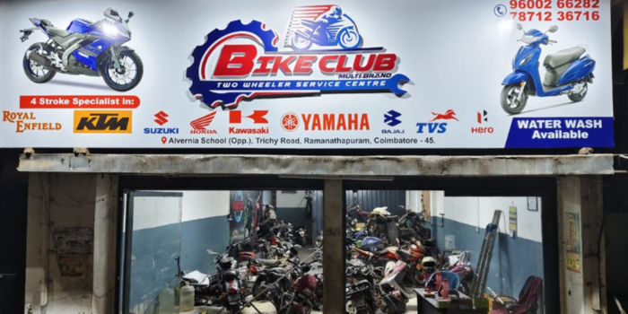 BIKE CLUB TWO WHEELER MULTI BRAND SERVICE CENTER - BIKE CLUB TWO WHEELER MULTI BRAND SERVICE CENTER in Coimbatore