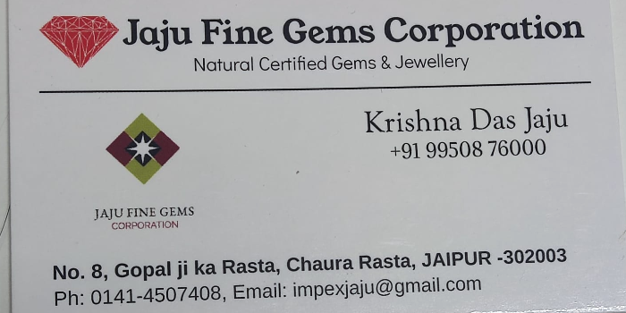 JAJU FINE GEMS CORPORATION Banner
