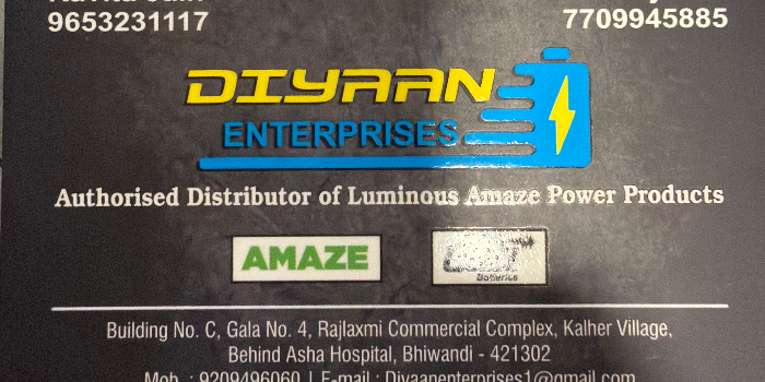 DIYAAN ENTERPRISES - DIYAAN ENTERPRISES in THANE