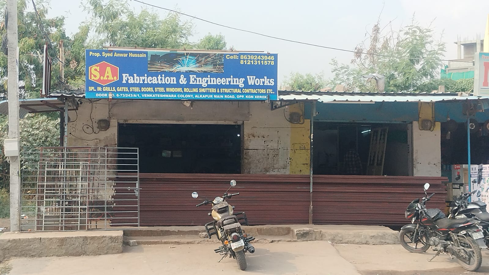 S A FABRICATIONS AND ENGINEERING WORKS - S A FABRICATIONS AND ENGINEERING WORKS in HYDERABAD