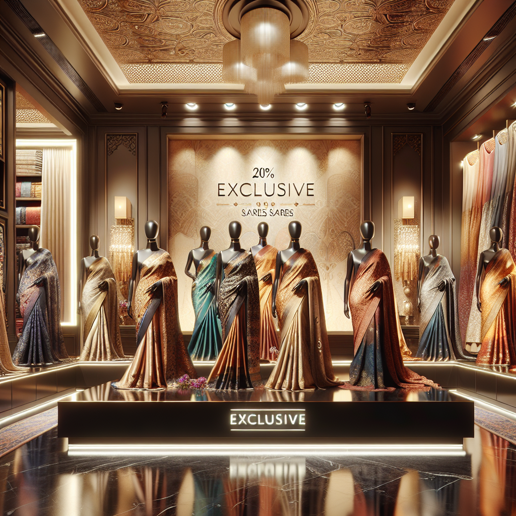 20% off on exclusive sarees