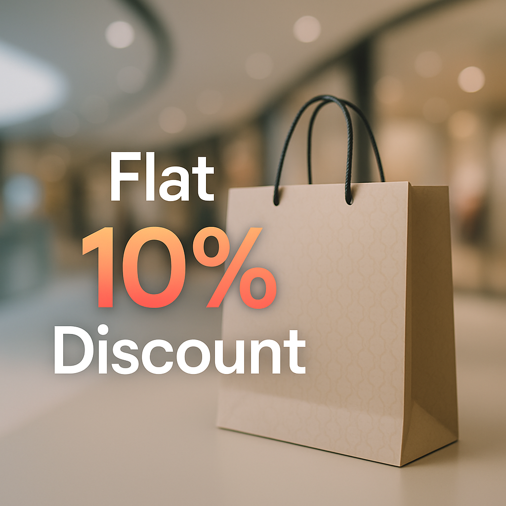 Flat 10% Discount