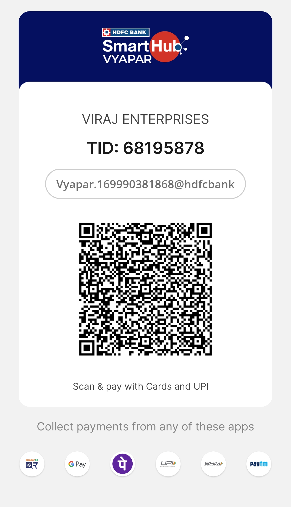 Payment QR