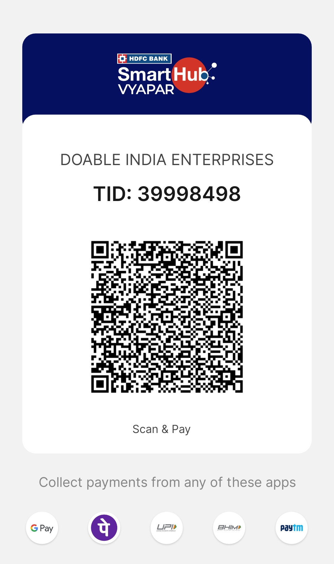 Payment QR