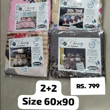 Super Comfortable Bedsheets displayed in a stylish bedroom setting in ROHTAK
