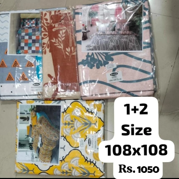 Premium Comfort Best Quality Bedsheet displayed in a bedroom setting in Rohtak.