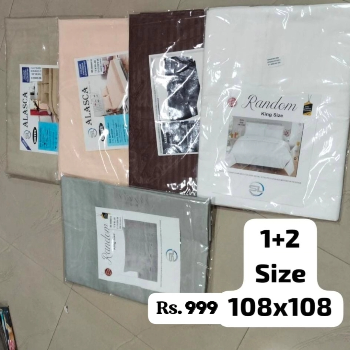 Stylish Premium Comfort bedsheet displayed on a bed in ROHTAK