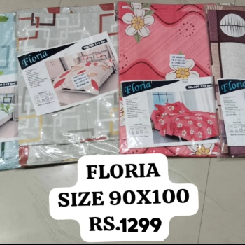 Premium Comfort Best Quality Bedsheet displayed in a bedroom setting in Rohtak.