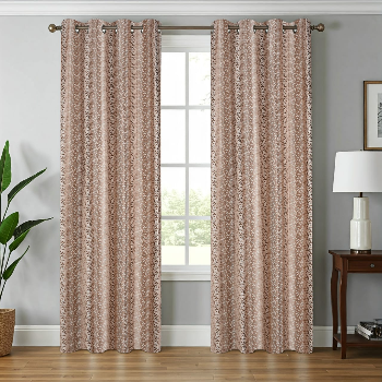Premium curtains displayed in a cozy bedroom setting in ROHTAK