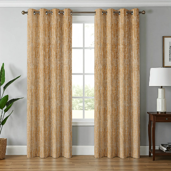 Elegant premium curtains displayed in a stylish room in Rohtak