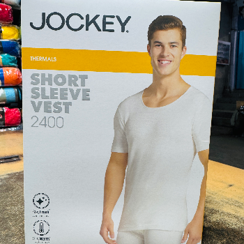 MOHAMMAD SAQUIBUR RAHMAN - Jockey Short Sleeve Vest 2400 White Patna in Patna