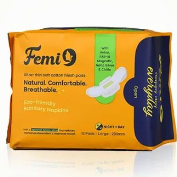 KEERTHANA AGENCIES - Femi9 280mm Large Sanitary Napkins in Maduranthakam