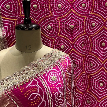  Jurjat Bandehej Designer Saree Party Wear AAHID JARI WORKS 216/26 GAUTAM NAGAR, Ajmer, Rajasthan, 305001