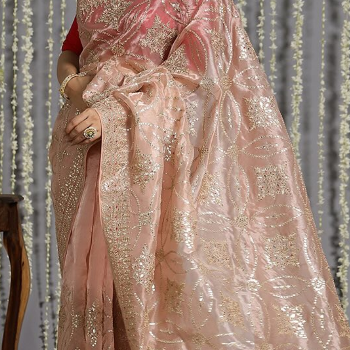  Elegant Cotton Tissue Party Wear Saree AAHID JARI WORKS 216/26 GAUTAM NAGAR, Ajmer, Rajasthan, 305001